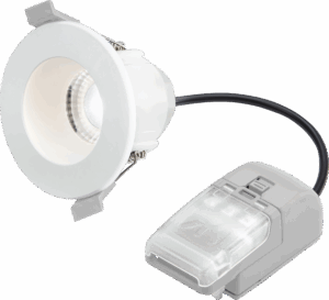 Integrated Downlights - Knightsbridge CyroLED Anti-Glare Fire Rated IP65 Downlight with 2 x Wattage and 4 x CCT (No Bezel) (CYRAG)