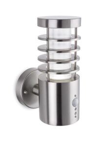 Wall Lighting - Firstlight Tamar LED Wall Light with PIR Stainless Steel (2828ST)