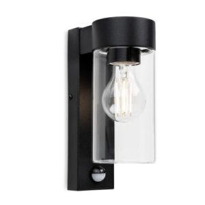 Wall Lighting - Firstlight Zara Wall Light with PIR Black (4135BK)