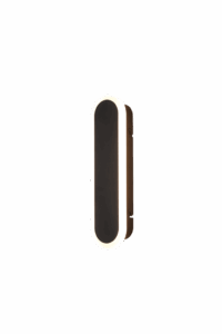 Wall Lighting - Searchlight Bordo LED Outdoor Wall Light Length 300mm Black (88710-300)