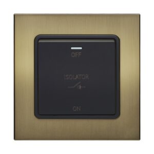 Retrotouch Aura Fan Isolator?- Brushed Brass