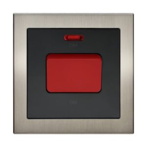 Retrotouch Aura 45A Switch with Neon?- Brushed Nickel
