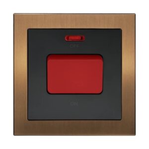 Retrotouch Aura 45A Switch with Neon?- Brushed Bronze
