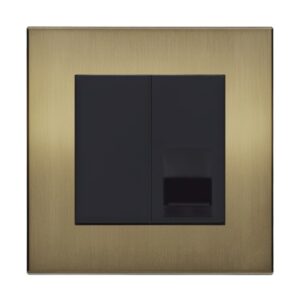 Retrotouch Aura BT Master Telephone Socket - Brushed Brass