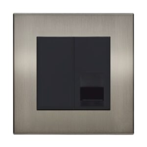 Retrotouch Aura RT BT Slave Telephone Socket - Brushed Nickel
