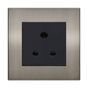 Retrotouch Aura 5A Lamp Socket - Brushed Nickel