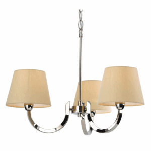 Ceiling Pendants - Firstlight Fairmont 3 Light Fitting Polished Stainless (2321PST)