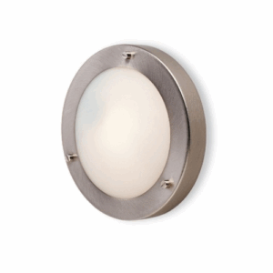 Firstlight Rondo Wall / Flush Ceiling Fitting Brushed Steel