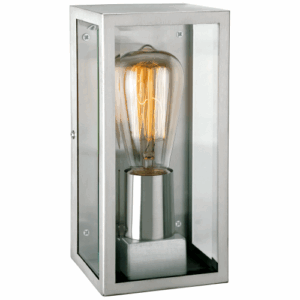 Wall Lighting - Firstlight Dallas Wall Light Stainless Steel (3424ST)