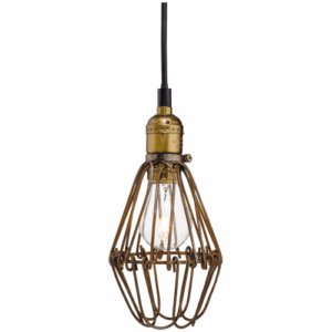 Ceiling Pendants - Firstlight Arcade Pendant Rustic Brown (3446RB)