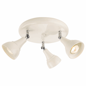 Firstlight Country 3 Light Flush Ceiling Fitting Cream