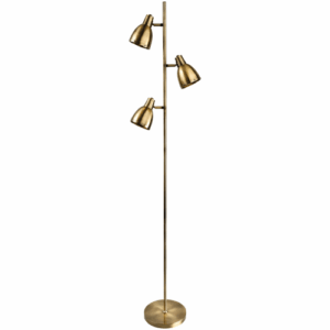Floor Lamps - Firstlight Vogue Floor Lamp Antique Brass (3468AB)