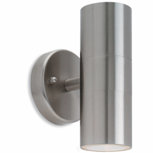 Up & Down Lights - Firstlight Fusion 2 Light Wall Stainless Steel (5615ST)