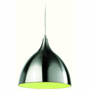 Ceiling Pendants - Firstlight Café Pendant Brushed Steel (5743BSGN)
