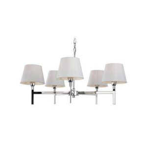 Ceiling Pendants - Firstlight Transition 5 Light Fitting Polished Stainless (8219PST)