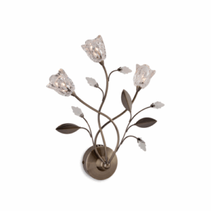 Wall Lighting - Firstlight Cindy 3 Light Wall Antique Brass (8360AB)