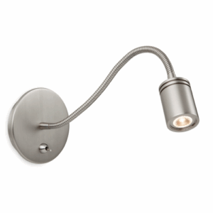 Wall Lighting - Firstlight Ritz LED Flexi Wall Light Brushed Nickel (8607BN)