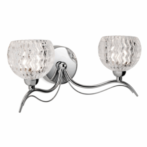 Wall Lighting - Firstlight Blanche 2 Light Wall Chrome (8618CH)