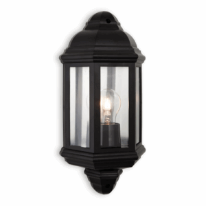 Firstlight Park Resin Wall Light Black