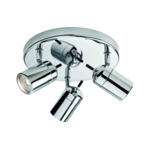 Firstlight Atlantic 3 Light Flush Ceiling Fitting Chrome
