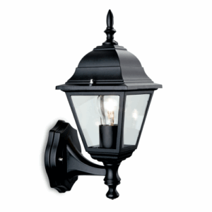 Lanterns - Firstlight 4 Panel Lantern Uplight Black (E200BK)