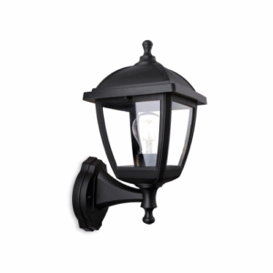 Firstlight Palma Resin Lantern Wall Light Black