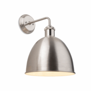 Wall Lighting - Firstlight Genoa Wall Light Brushed Steel (2898BS)