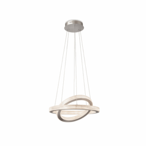 Ceiling Pendants - Firstlight Diamond LED Pendant Aluminium (2908AL)