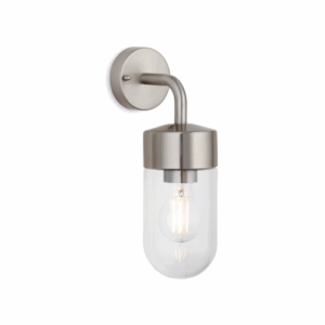 Wall Lighting - Firstlight Brisbane Wall Light Stainless Steel (3831ST)