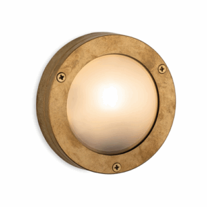 Firstlight Nautic Bulkhead Brass