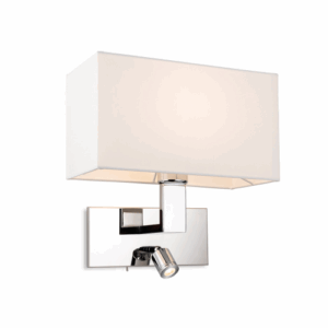 Wall Lighting - Firstlight Raffles 2 Light Wall Chrome (4940CHCR)