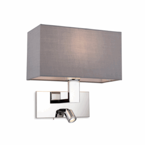 Wall Lighting - Firstlight Raffles 2 Light Wall Chrome (4940CHGR)