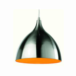 Ceiling Pendants - Firstlight Café Pendant Brushed Steel (5745BSOR)