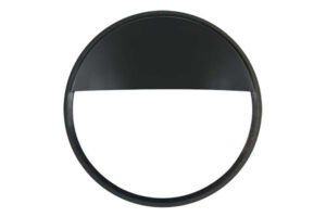 Integral Tough Shell Compact Bulkhead 215Mm Dia Black Circular Eyelid Accessory
