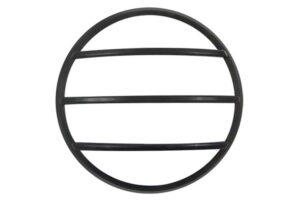 Integral Tough Shell Compact Bulkhead 215Mm Dia Black Circular Louvre Accessory