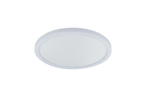 Integral Slim Halo Ceiling/Wall Light 241Mm Dia 15W 1300Lm 2700K Triac Dimmable White Bezel Led