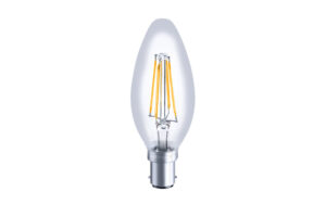 B15 Bulbs - Integral Omni Filament Candle Bulb B15 470Lm 4.2W 2700K Dimmable 320 Beam Clear Full Glass (ILCANDB15D051)