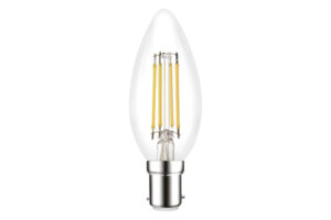 B15 Bulbs - Integral Omni Filament Candle Bulb B15 470Lm 4.2W 4000K Dimmable 320 Beam Clear Full Glass (ILCANDB15DE078)
