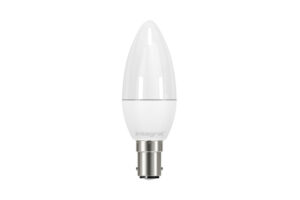 B15 Bulbs - Integral Candle Bulb B15 470Lm 4.9W 2700K Non-Dimm 250 Beam Frosted (ILCANDB15NC014)
