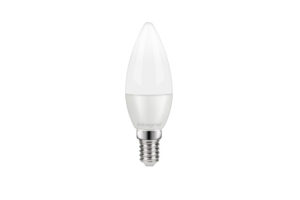 E14 Bulbs - Integral Candle Bulb E14 470Lm 4.9W 2700K Dimmable 280 Beam Frosted (ILCANDE14DC024)