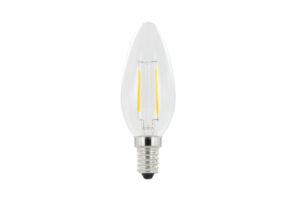 E14 Bulbs - Integral Omni Filament Candle Bulb E14 250Lm 2.0W 2700K Non-Dimm 320 Beam Clear (ILCANDE14NC001)