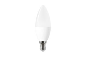 E14 Bulbs - Integral Candle Bulb E14 470Lm 4.9W 2700K Non-Dimm 250 Beam Frosted (ILCANDE14NC013)