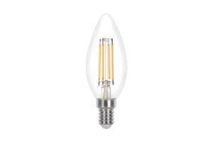 E14 Bulbs - Integral Omni Filament Candle Bulb E14 470Lm 4.2W 2700K Non-Dimm 320 Beam Clear (ILCANDE14NC034)