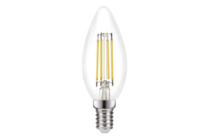 E14 Bulbs - Integral Omni Filament Candle Bulb E14 470Lm 4.2W 4000K Non-Dimm 320 Beam Clear (ILCANDE14NE074)