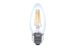 E27 Bulbs - Integral Omni Filament Candle Bulb E27 470Lm 4.2W 2700K Dimmable 320 Beam Clear Full Glass (ILCANDE27DC042)
