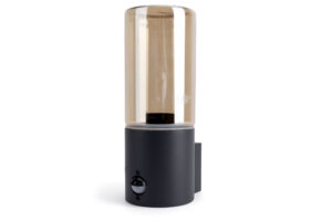 Wall Lighting - Integral Outdoor Decorative Wall Light Pir IP54 For 1Xe27 Dark Grey (ILDEB068)