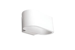 Wall Lighting - Integral Indoor Decorative Paintable Gypsum Chania Wall Light IP20 For 1 X G9 Max 40W White (ILDEC004)