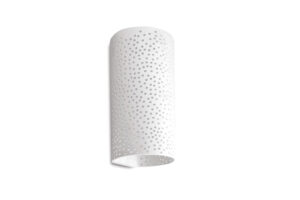 Wall Lighting - Integral Indoor Decorative Paintable Gypsum Veria Wall Light IP20 For 1 X E14 Max 40W White (ILDEC005)