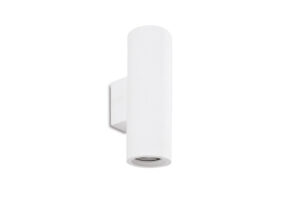Wall Lighting - Integral Indoor Decorative Paintable Gypsum Kos Wall Light IP20 For 2 X Gu10 White (ILDEC007)