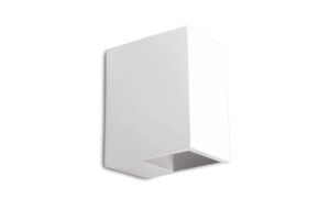 Wall Lighting - Integral Indoor Decorative Paintable Gypsum Arta Wall Light IP20 For 1 X G9 Max 40W White (ILDEC011)